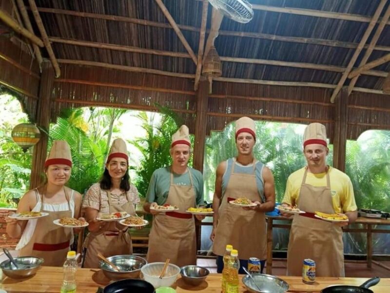 Hoi an : Cooking Class With Phở and Bamboo Basket Boat Tour - Crafting Refreshing Vietnamese Salad Rolls