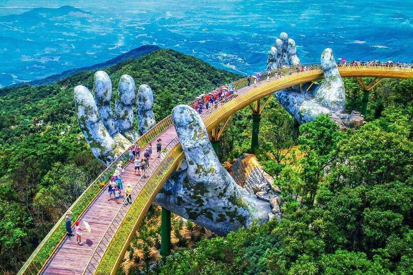 Hoi An: Trip to Golden Bridge, Lady Buddha & Marble Mountain - Highlights of the Golden Bridge