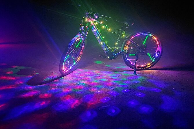 Holiday Lights Sunset Twilight Neon Glow Electric Bike Downtown - Participant Requirements and Restrictions