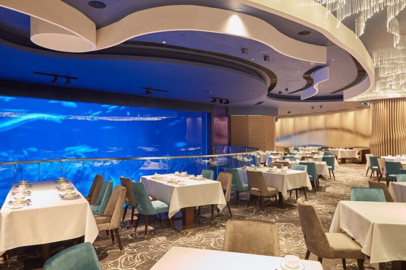 Hong Kong: Ocean Park Entry Ticket + Fine Dining @ Aquarium - Dining Experience at Neptunes
