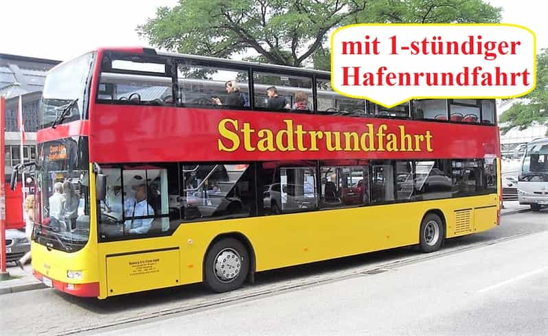 Hop-On/Hop-Off city tour incl. 1 hour harbor tour - Key Points