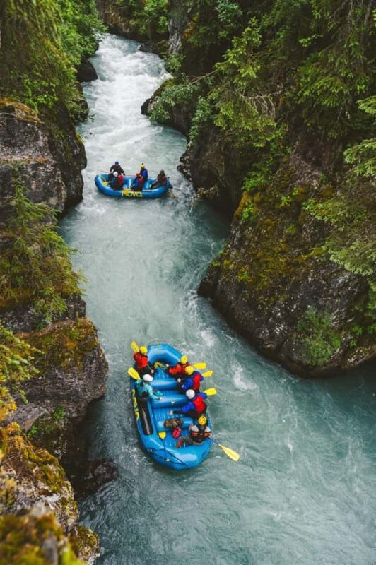 Hope, Alaska: Six Mile Creek 2 Canyon Whitewater Rafting - Key Points