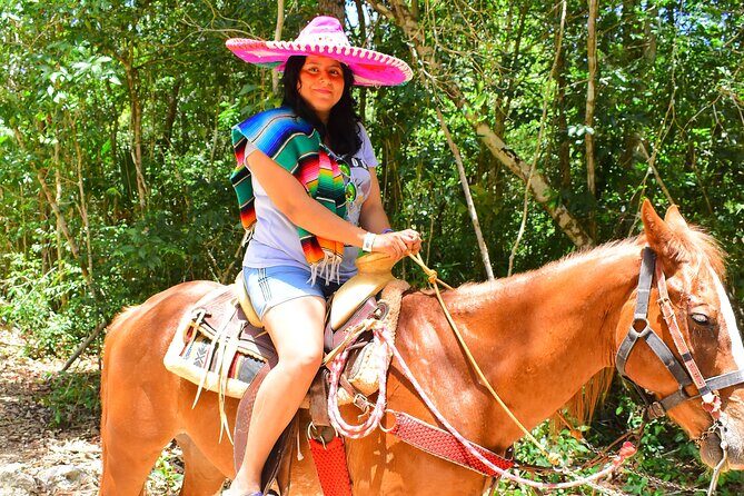 Horseback Ride, ATV's (Shared), Ziplines & Cenote Swim! From Cancun & Riviera - In The Sum Up