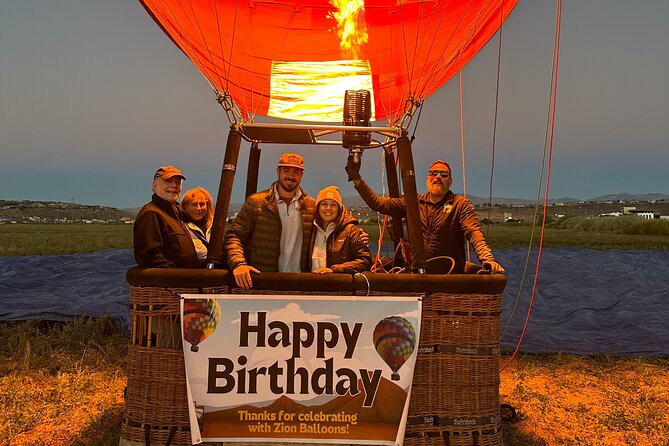Hot Air Balloon Adventure In Beautiful Southern Utah - Stunning Sunrise Views Over Southern Utah