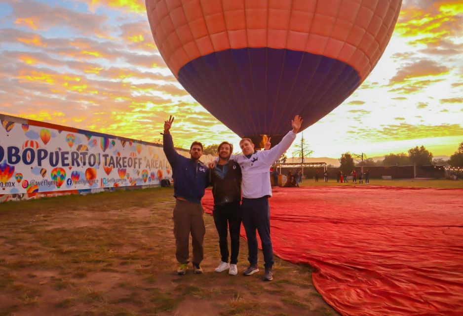 Hot Air Balloon Over Teotihuacan Valley - Duration and Location