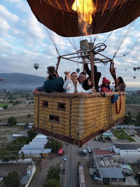 Hot Air Balloon Over Teotihuacan Valley - Preparing for the Adventure