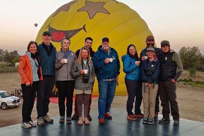 Hot air Balloon ride in Teotihuacan & breakfast in Cave - Transportation and Group Size
