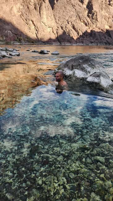 Hot Springs Hike at Goldstrike Canyon Six Steamy Waterfall - Swimming into the Sauna Cave