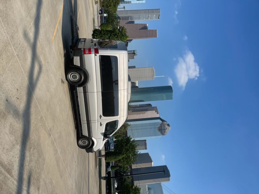 Houston: Astroville Driving City Tour - Transportation and Amenities