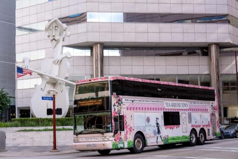 Houston: Tea Around Town® Afternoon Tea Bus Tour - Key Points