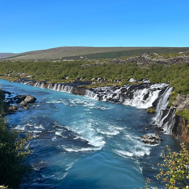 Hraunfossar, Barnafoss+Hvamsvik hot spring Private tour - Starting Point: Pickup in Reykjavík