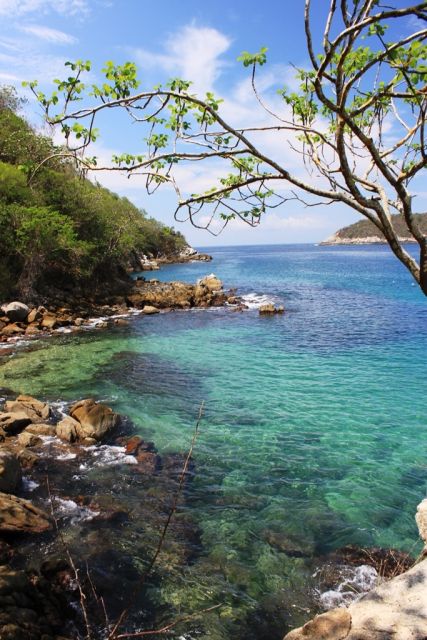 Huatulco: Bays of Huatulco Boat Tour - Snorkeling in Chachacual Bay