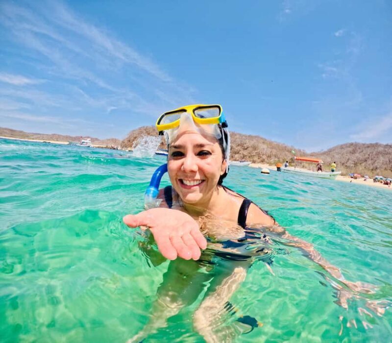 Huatulco: Viewpoints and snorkeling at La Entrega beach - Key Points