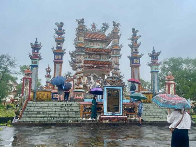 Hue to Hoi An via An Bang Cemetery & Monkey Mountain - Relaxing at Lang Co Beach