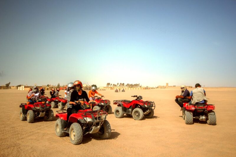 Hurghada: Desert Quad Bike Camel Ride With Optional Gopro - Tour Experience and Options