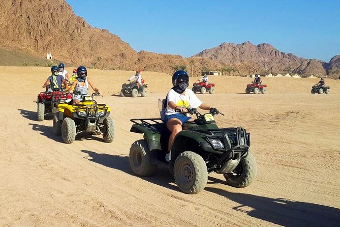 Hurghada Desert Safari Experience, ATV Quad, Camel Ride & Dinner - What to Expect