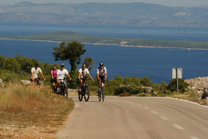 Hvar Island E-Bike Tour With Wine Tasting and Starters - Inclusions Offered