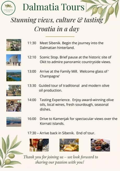 ibenik: Croatia in a Day, Vistas, History, Olive Oil, Wine - Who Will Love This Tour?