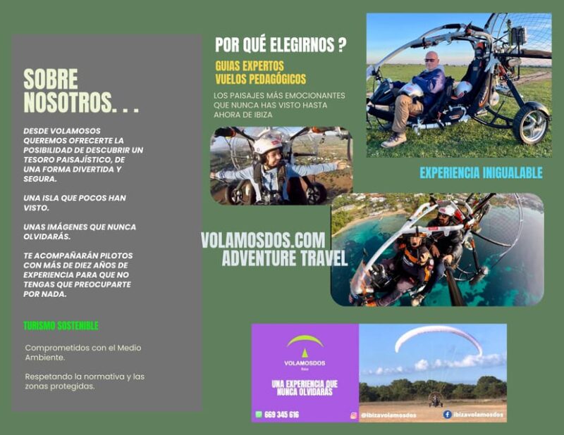 Ibiza: 25MIN Motorized Paragliding Flight Around the Island - Accessibility and Medical Conditions
