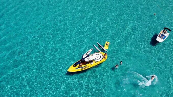 Ibiza: Beach and Cave Boat Tour With Luxury Water Toys - Age and Mobility Restrictions