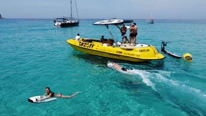 Ibiza: Beach and Cave Boat Tour With Luxury Water Toys - Tour Duration and Availability