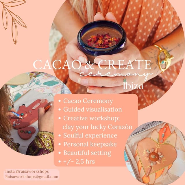 IBIZA: Cacao+Create - Creative Workshop & Cacao Ceremony - Workshop Overview