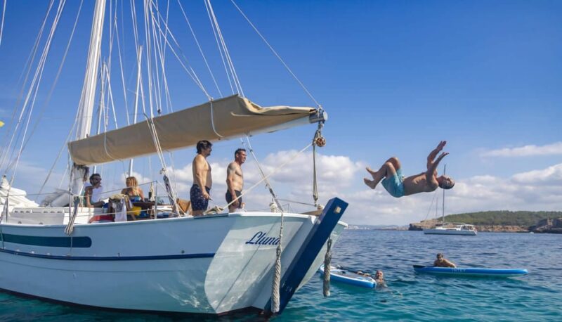 Ibiza: Private Sailboat With Premium Open Bar, Food & Music - Itinerary Highlights