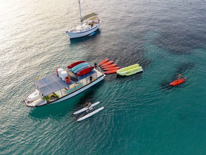 Ibiza: Sunset Boat Tour With Water Sports, Open Bar & Tapas - Included Amenities