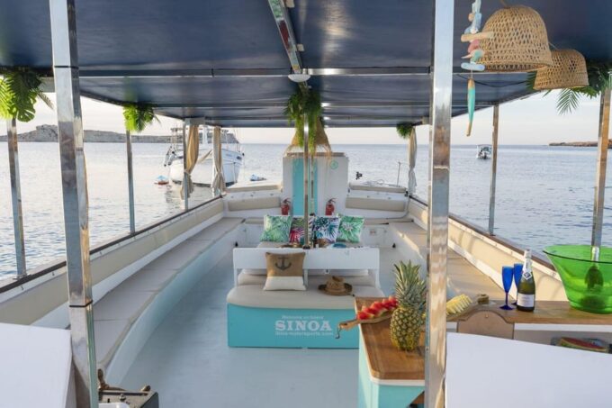 Ibiza: Sunset Boat Tour With Water Sports, Open Bar & Tapas - Booking and Cancellation Policy