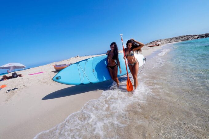 Ibiza: VIP Boat Tour to Formentera With Sports and Option of Paella and Drinks - Playa De Ses Illetes