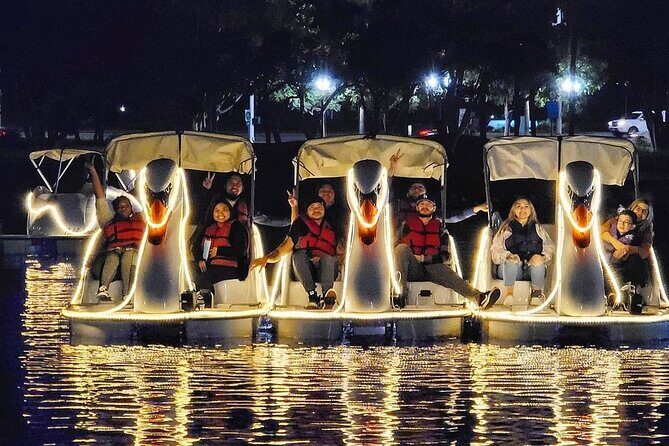 Illuminated Swan Boat Night Ride on Rainbow Lagoon in Long Beach - The Itinerary and Highlights