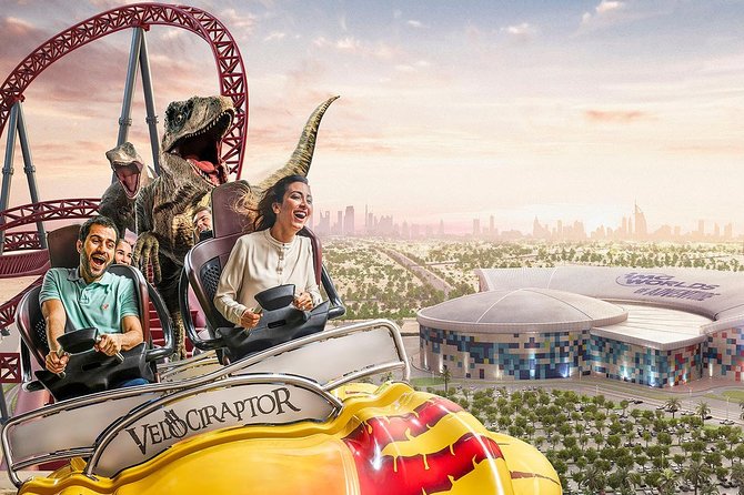 IMG Worlds of Adventure Ticket With Optional Fast Track Upgrade - Themed Zones and Attractions
