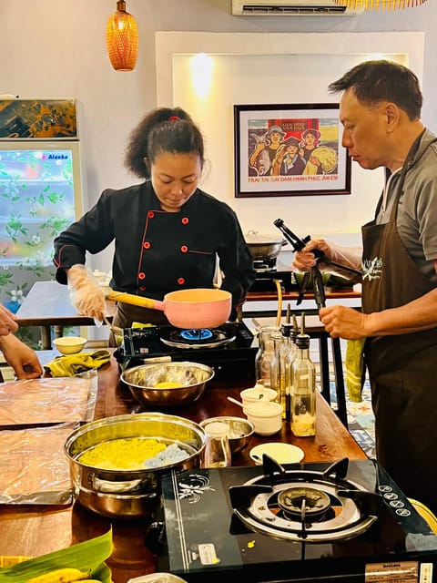 Immersive Cooking Class & BenThanh Market Tour By Local Chef - Meal and Beverage Offerings