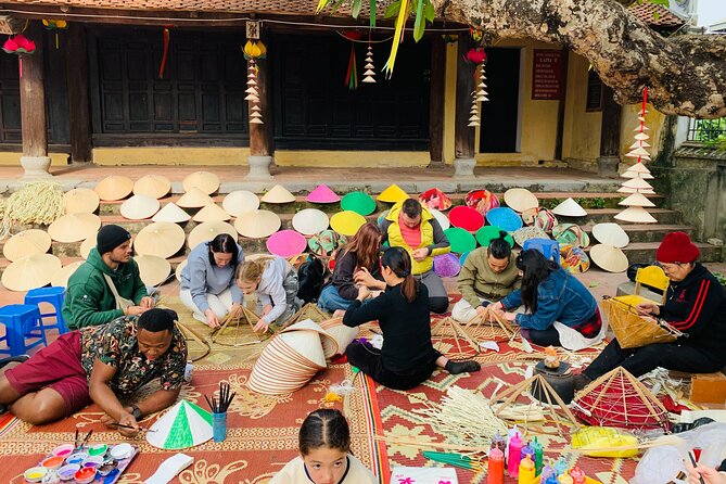 Incense Village Quang Phu Cau, Hat Making & Train Street Half Day - Hat Making Experience