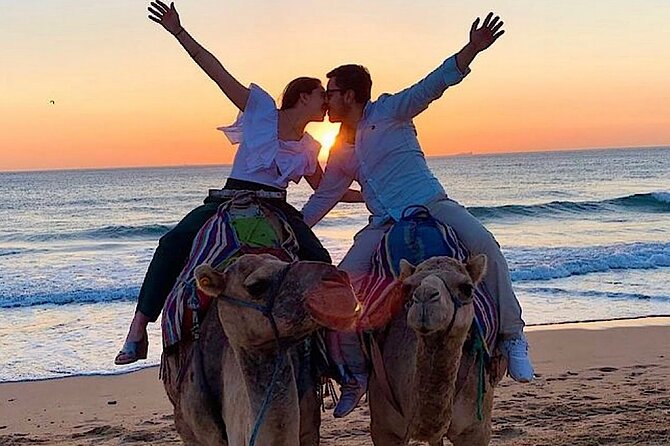 Inclusive Beach Camel Ride, Cap Spartel, Hercules & Full Dinner - Sunset Camel Ride Experience