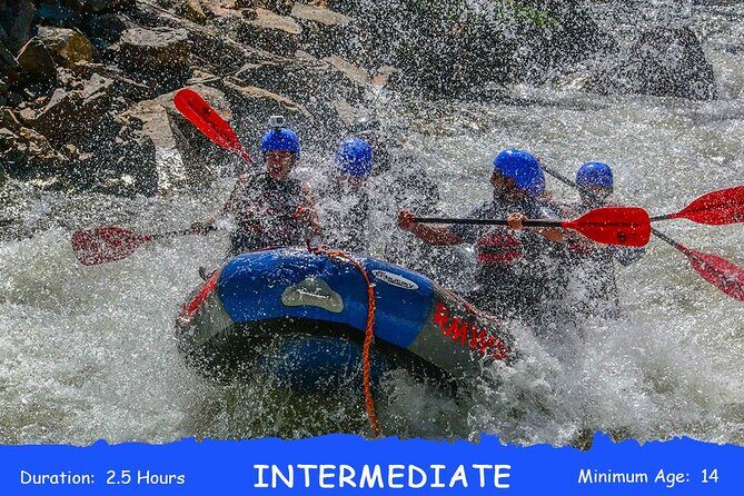 Intermediate Upper Clear Creek Canyon Rafting Adventures - Key Points