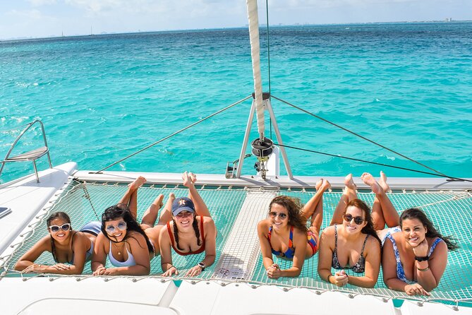 Isla Mujeres Catamaran Tour With Snorkel, Open Bar and Transport - Snorkeling Experience