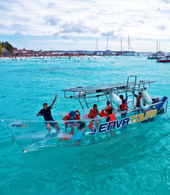 Isla Mujeres: Clear Boat Tour of the Island - Boat and Transportation Details