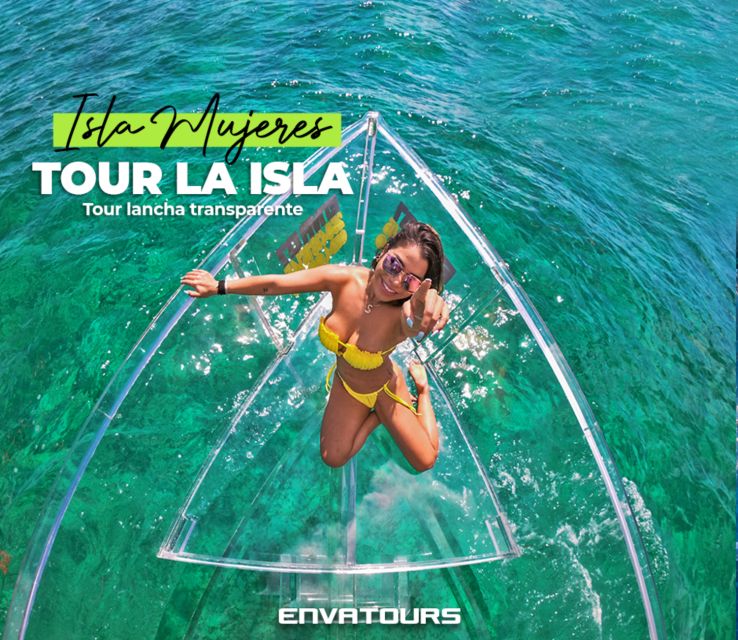 Isla Mujeres: Excursion Crystal Boat Tour at the Caribbean - Highlights of the Tour