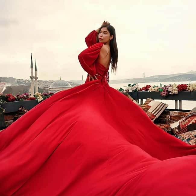 Istanbul: Rooftop Photoshoot with Flying Dress - The Sum Up  