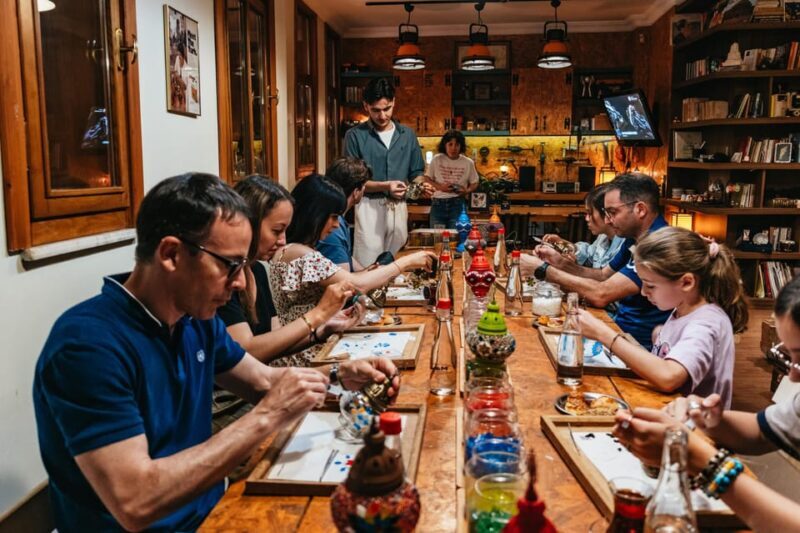 Istanbul: Turkish Mosaic Lamp Workshop with Drinks & Snacks - Key Points