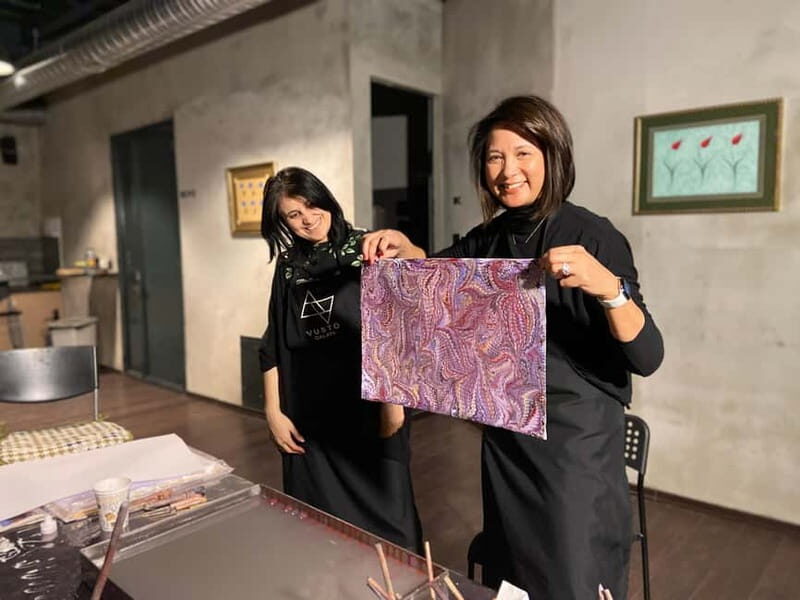 Istanbul: Water Marbling Workshop with Snacks & Drinks - FAQ