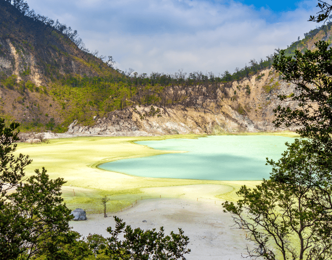 Jakarta: Volcanic White Crater Lakes & Tea Plantations Tour - Good To Know