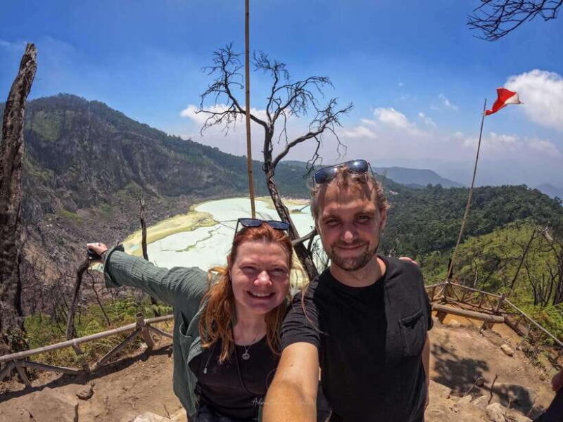 Jakarta: Volcano or Suspension Bridge,Ricefield & Hot Spring - Exploring the Natural Wonders of West Java