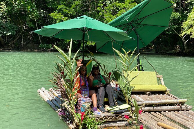 Jamaica ATV Horse Swim Raft Adventure - Part 3: Bamboo Rafting on a Serene River