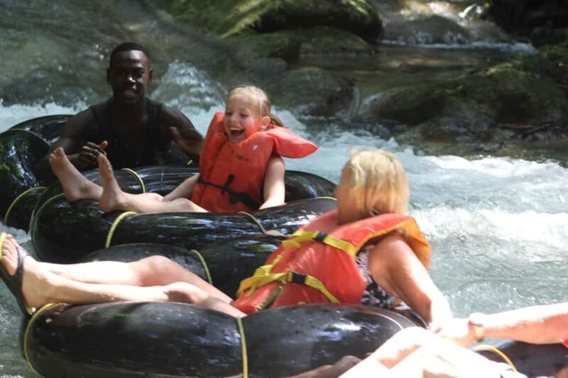 Jamaica: Dunns River Falls and Jungle River Tubing Tour - Key Points