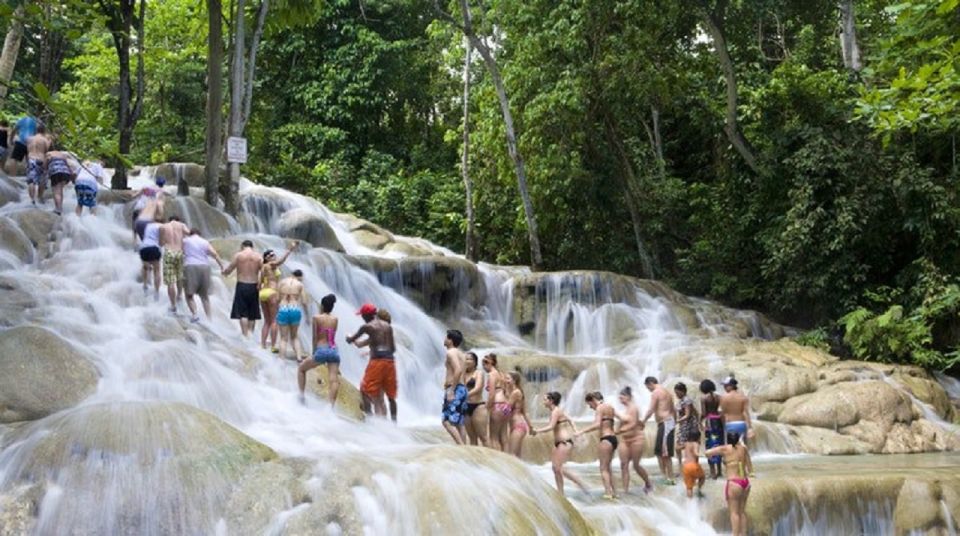 Jamaica: Dunn's River Falls and Jungle River Tubing Tour - Key Points