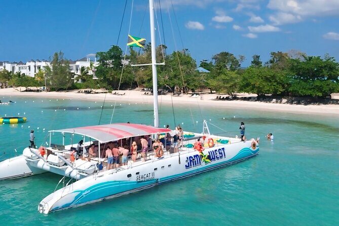 Jamwest Beach Negril Family Catamaran Cruise Pick up from Lucea - Pricing and Value