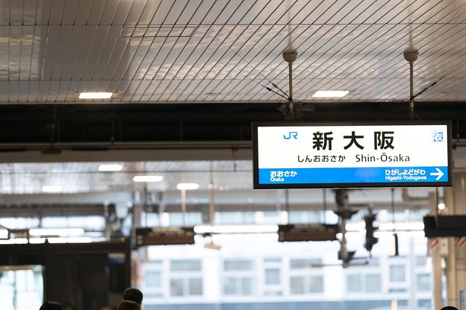 Japan Railway Station Shared Arrival Transfer : Shin Osaka Station to Osaka City - Meeting and Pickup Information