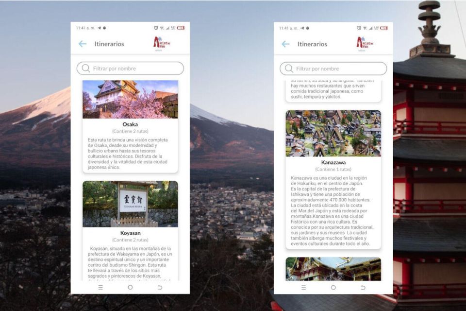 Japan Self-Guided App Complete With Multilingual Audio Guide - Destinations Covered by the App